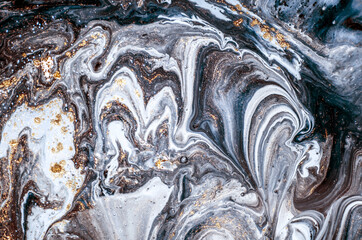 Abstract ocean- ART. Natural Luxury. Style incorporates the swirls of marble or the ripples of agate.Extra special and luxurious.Oriental painting. Abstract fantasia. Treasury of art. Beautiful onyx.