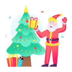 Fototapeta premium Santa 