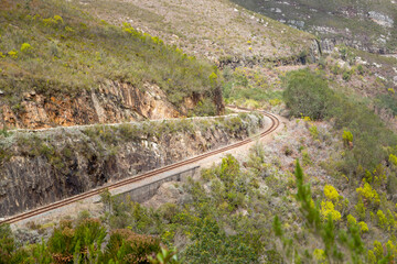 Old Railway on the Montagu Pass near George in the Western Cape of South Africa