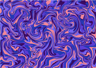 psychedelic purple pattern, purple waves poster, marbleized decoration illustration, marbleized paper printing, groovy banner