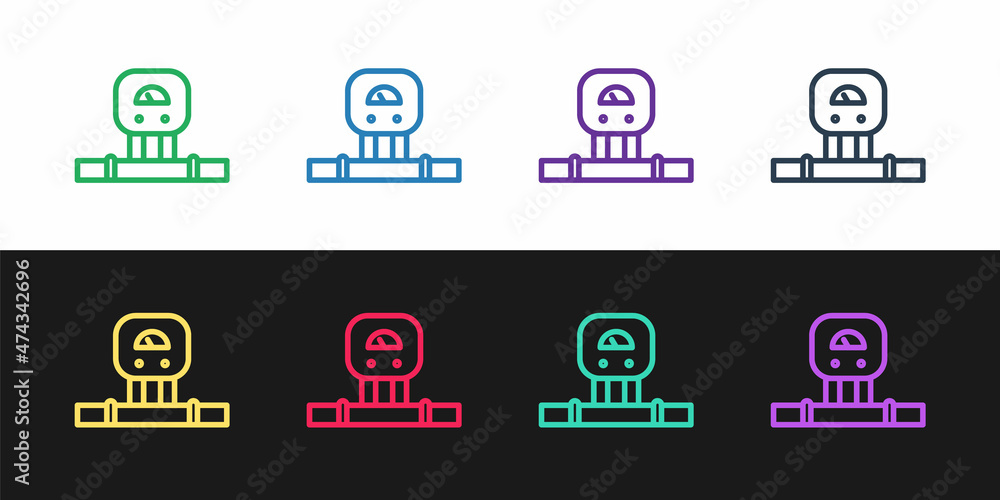 Poster grunge smart sensor system icon isolated on white background. internet of things concept with wirele
