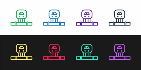 Grunge Smart sensor system icon isolated on white background. Internet of things concept with wireless connection. Monochrome vintage drawing. Vector