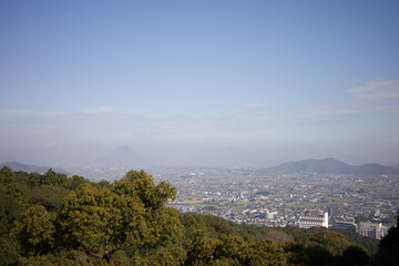 Fototapeta premium とても美しい日本の香川県の金刀比羅宮の秋の風景