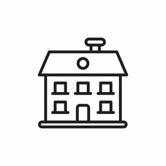 PRIVATE GUEST HOUSE icon in vector. Logotype
