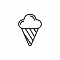 ICE CREAM icon in vector. Logotype
