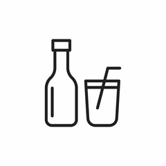 SODA DRINK icon in vector. Logotype