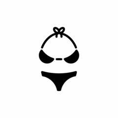 BIKINI icon in vector. Logotype