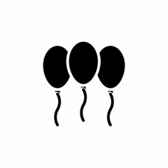 BALLOONS icon in vector. Logotype