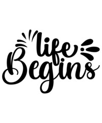 Life begins Svg