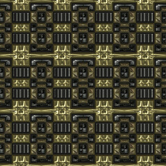 3d effect - abstract metallic surface geometric pattern 