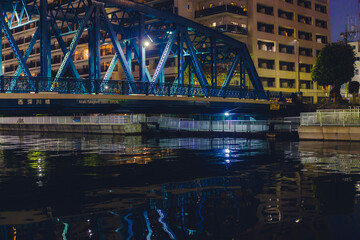 bridge at night