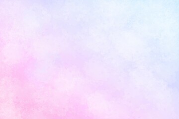水彩風の背景イメージ/桃色と水色