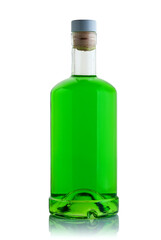 Green beverage bottles