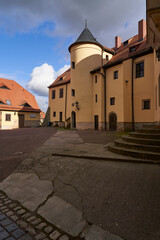 Schloss in der Goethestadt Bad Lauchstädt, Saalekreis, Sachsen-Anhalt, Deutschland