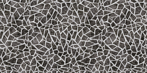 leopard skin texture black tiles pieces flooring mosaic tile background dark patches concrete stone...
