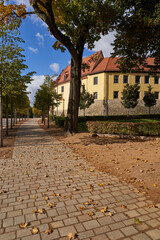 Schloss in der Goethestadt Bad Lauchstädt, Saalekreis, Sachsen-Anhalt, Deutschland