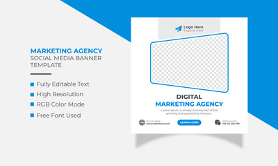Marketing Agency Social Media Banner Template