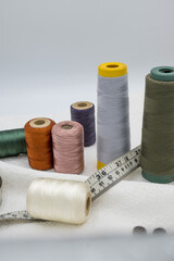 Stitching Material, Measurement Type, Thread Coan, Buttons.  