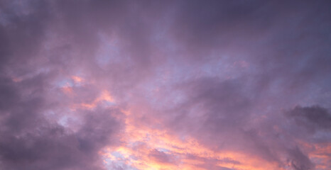 Fototapeta na wymiar sky with clouds in fantasy tone
