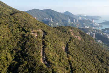 the hill of Mount Cameron at hong kong  10 Dec 2021