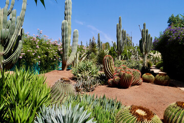 Fototapeta premium Anima, Andre Heller's imaginative botanical garden in Marrakech, Morocco.