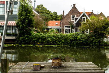 Obraz premium Edam traditional town-village in Netherlands 