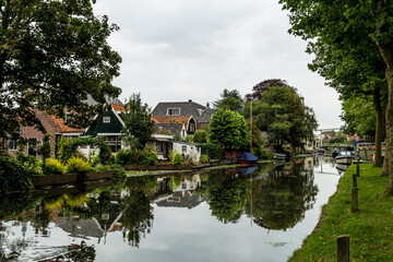 Obraz premium Edam traditional town-village in Netherlands 