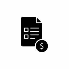 Shopping List icon in vector. Logotype