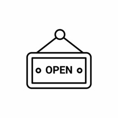 Open For Sale icon in vector. Logotype