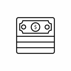 Cash Payment icon in vector. Logotype