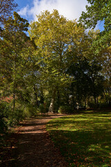 Obraz premium Historische Kuranlagen in der Goethestadt Bad Lauchstädt, Saalekreis, Sachsen-Anhalt, Deutschland