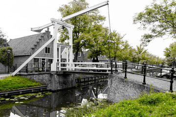 Fototapeta premium Edam traditional town-village in Netherlands 