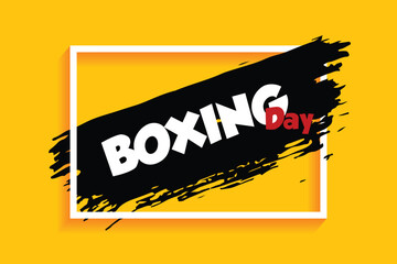 PrintBoxing day sale template vector - obrazy, fototapety, plakaty