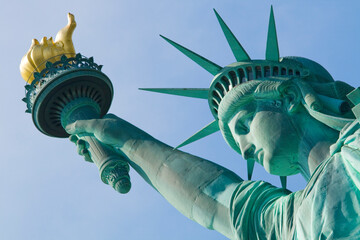 The iconic Statue of Liberty in New York city. © Marcio