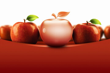 fresh apples from apple farm
