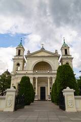 Fototapeta premium beautiful church of St. Anne in Wilanow Warsaw Poland