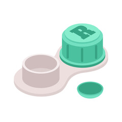 Eye Lens Case Composition