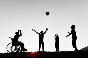 Fun, happy and hopeful children