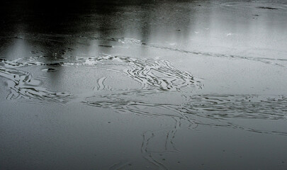 Abstract structures in frozen water
