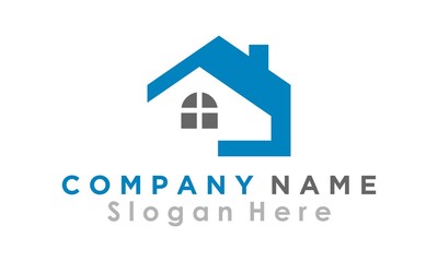 real estate home logo vector