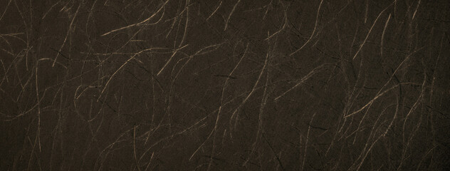 黒い和紙の背景テクスチャー