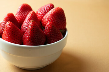 strawberries in bowl