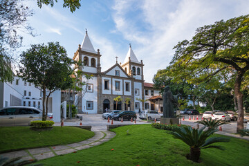 Fototapeta na wymiar Exterior view of Igreja Nossa Senhora de Montserrat and Mosteiro de São Bento - Rio de Janeiro, Brazil