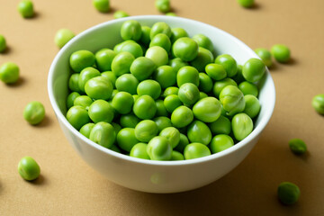 bowl of green peas