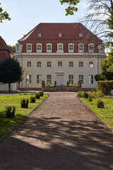 Historische Kuranlagen in der Goethestadt Bad Lauchstädt, Saalekreis, Sachsen-Anhalt, Deutschland