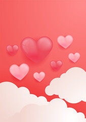 Valentine cards. Vector illustration. Design for special days, women's day, valentine's day, birthday, mother's day, father's day, Christmas, wedding, and event celebrations.