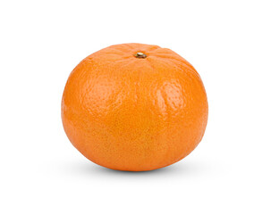 Orange fruit on white background