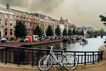 Naklejka premium Haarlem town in Netherlands