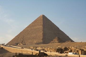 Fototapeta na wymiar Pyramid of Cheops in Giza
