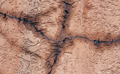 Abstract background with large cracks